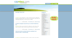 Desktop Screenshot of czywiesz.com